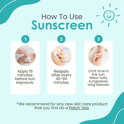 Easy on Mineral Sunscreen SPF 50 - Kids & Baby Sunscreen for Face & Body, Sunblock Protection for Sensitive Skin, Unscented, 3.4Oz